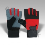 SYNTHETIC LEATHER WRIST WRAP GLOVE